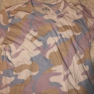 hollister camo t shirt